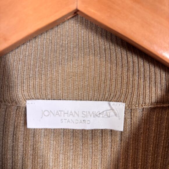 Jonathan Simkhai Standard Sage Green Cashmere Blend Open Back Maxi Dress - Picture 3 of 4